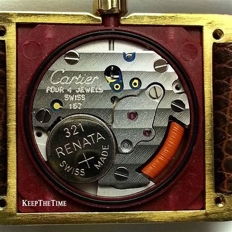 Original Cartier Quartz Movement 8 jewels Cal. 175A for parts or 